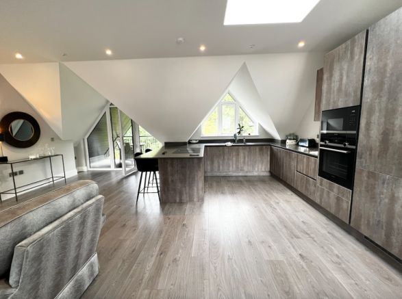 Open plan kitchen