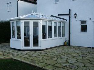 Rear of property