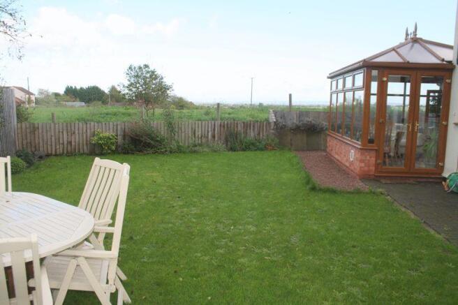 Rear Garden and view