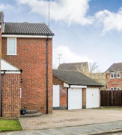 Single garage and parking