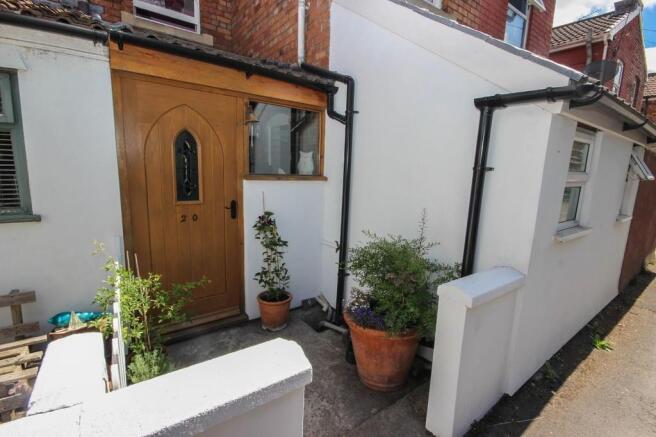 Rear of property