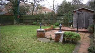 Rear garden
