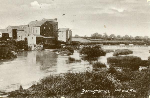 Boroughbridge Mill & Weir circa 1900.jpg