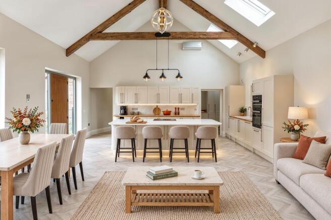 living space filled with natural light