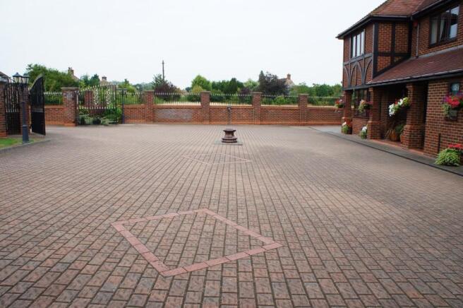 Paved driveway