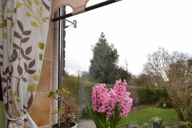 VIEW OF GARDEN FROM
