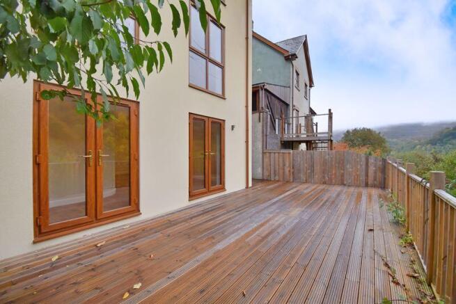 Rear Elevation and Wooden Terrace