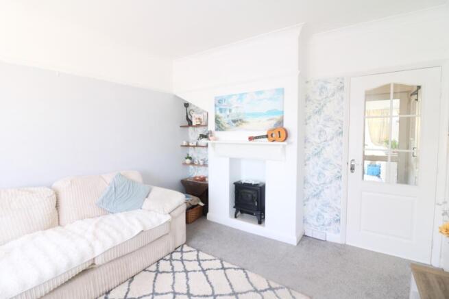 Lounge showing fire place