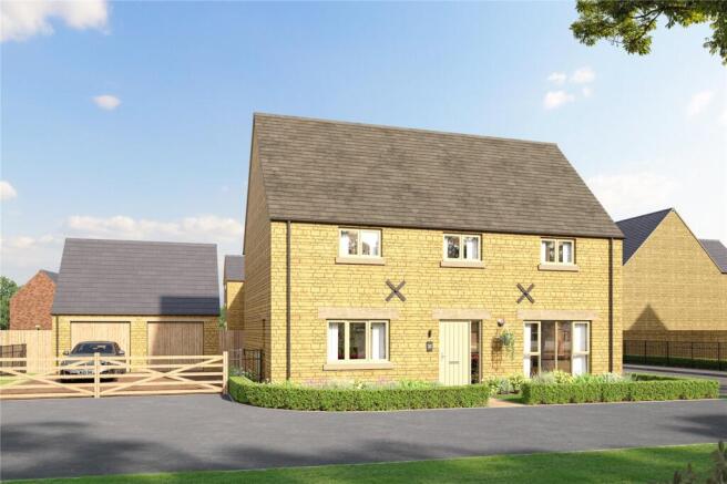 4-bed detached on 248 Ellenbrook, Stow Road, Moreton-In-Marsh, Gloucestershire, GL56, £925,000