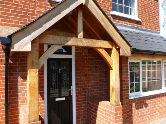 Solid Oak Porch