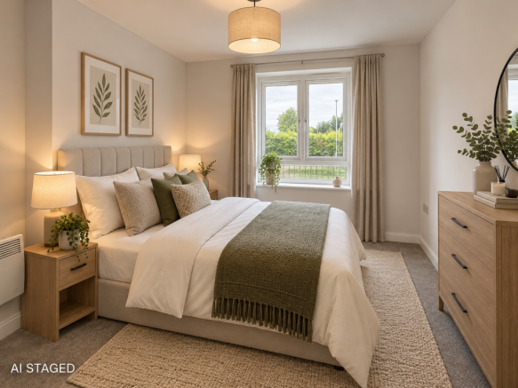 Ai staged bedroom