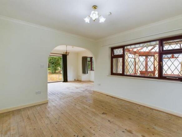 Through living dining room