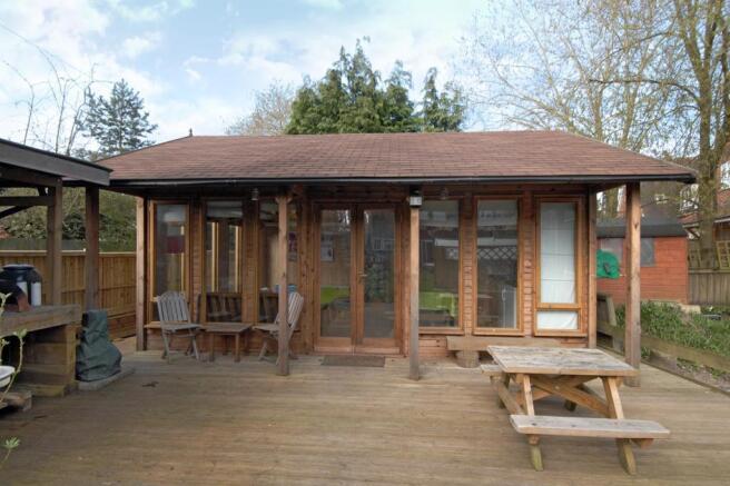 Cabin and outside dining area