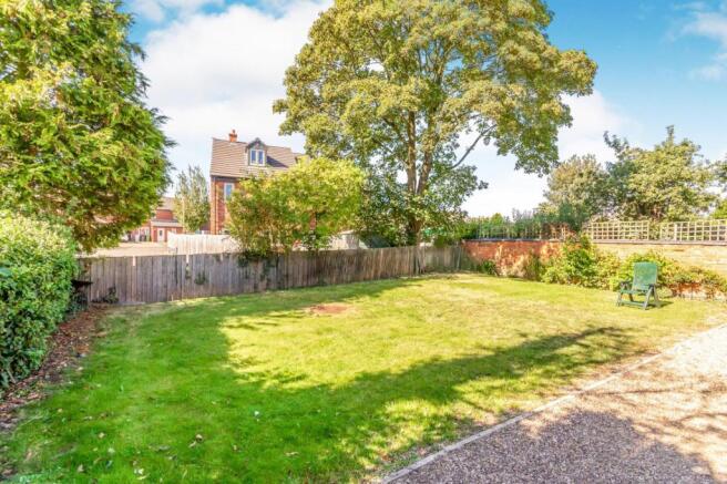 Rear of property