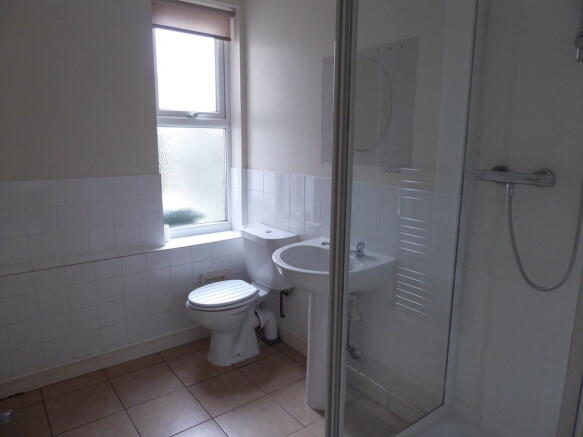 DOWNSTAIRS SHOWER...