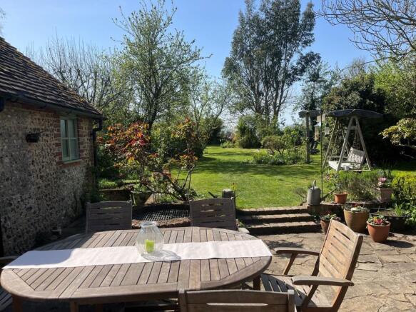 Garden view from terrace