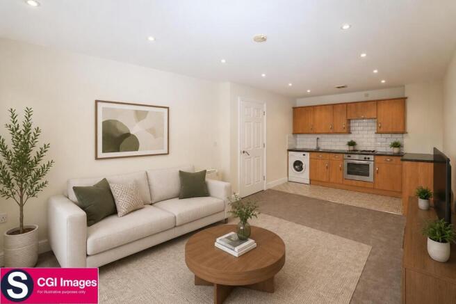 Kitchen/Living/Dining Room