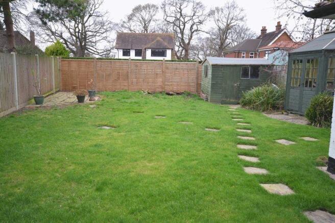Rear garden