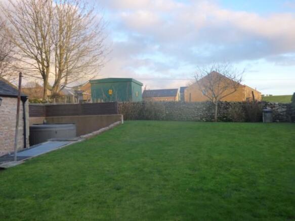 Rear lawn