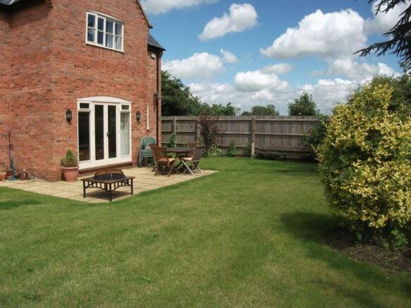 Rear view and garden