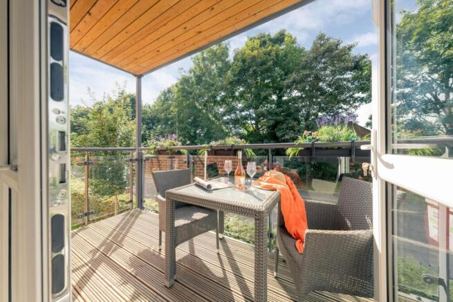 Show home balcony