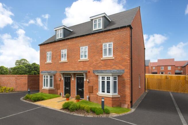 External view of the three bedroom Kennett