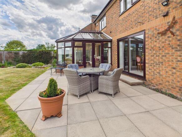 Rear patio