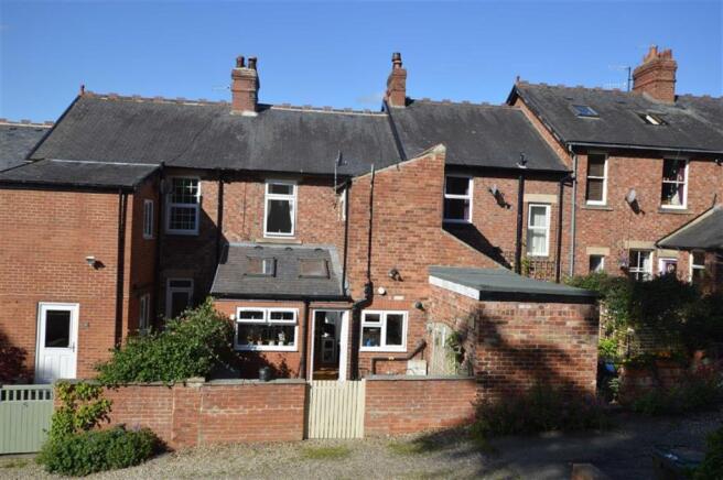 Rear of property