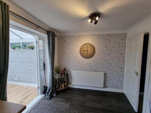 Open plan dining area