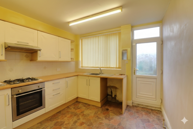Kitchen and back door