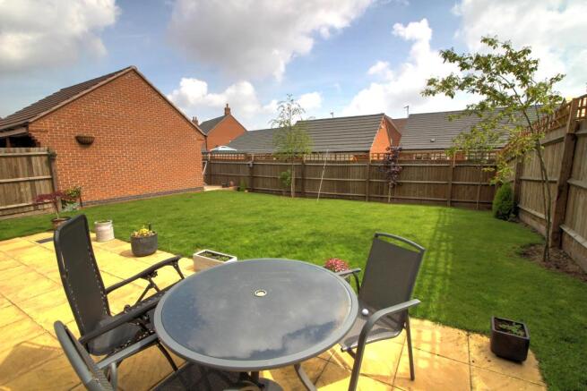 Private rear garden