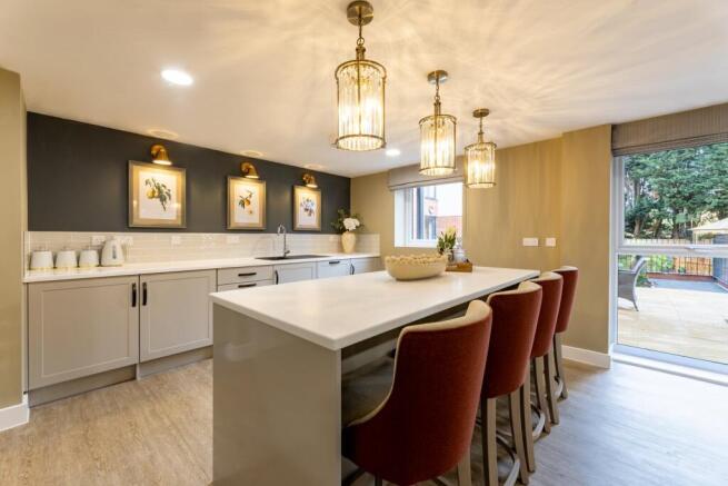 Communal lounge kitchen