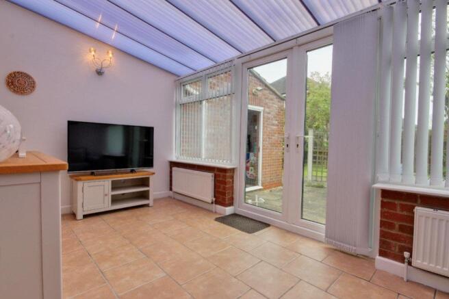 Conservatory enjoying views over garden