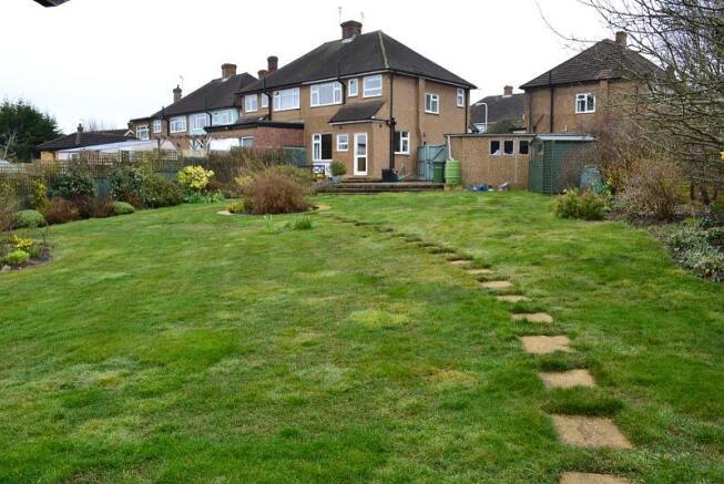 rear of property