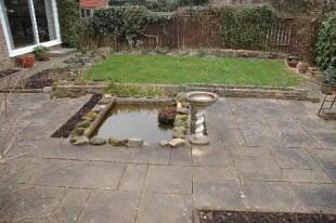 Rear Patio and Pond