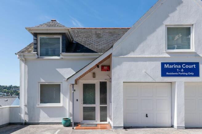 5 Marina Court, Kingswear, Front Elevation & Garage