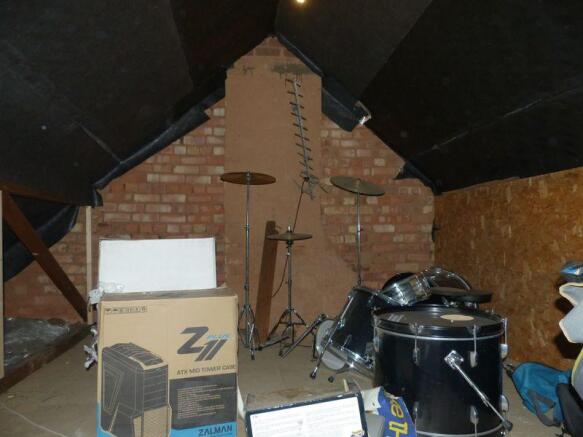 Boarded loft