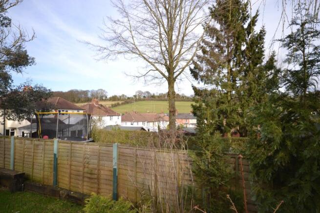 View from rear of garden