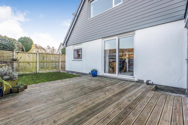 Decked seating area