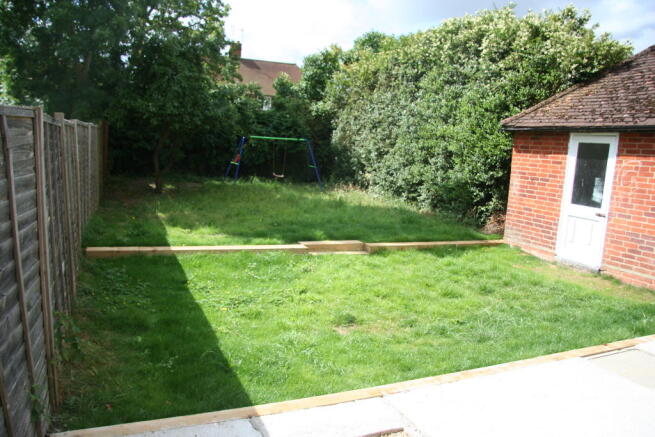 Rear garden