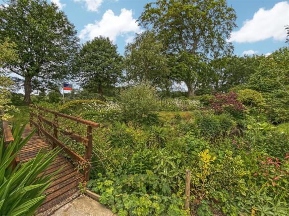 Beautiful lush garden