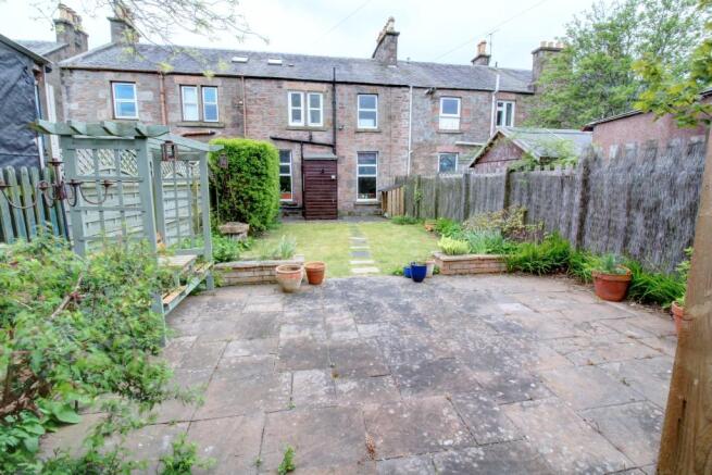 Back garden patio