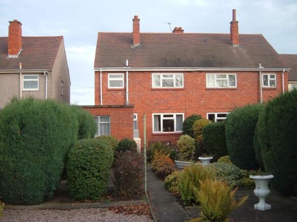 Rear of property