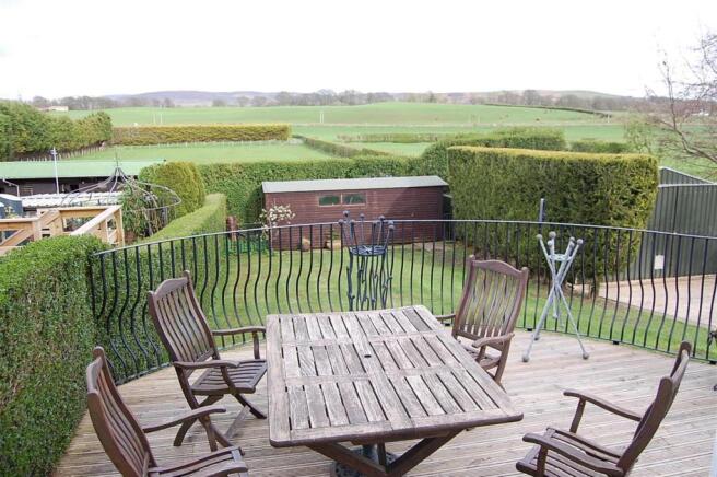 sun terrace & view