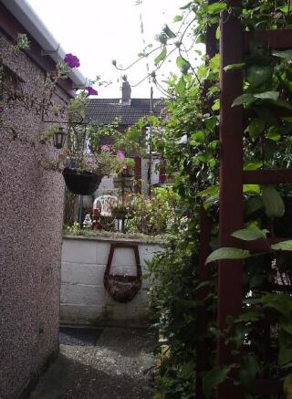 side rear garden