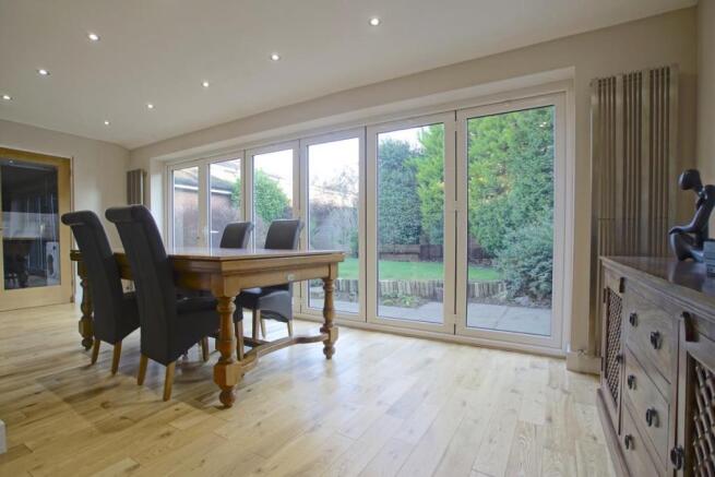 Open plan living area