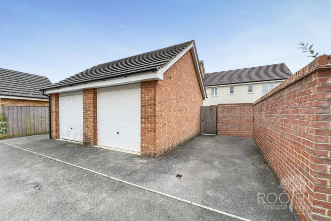 Garage and driveway