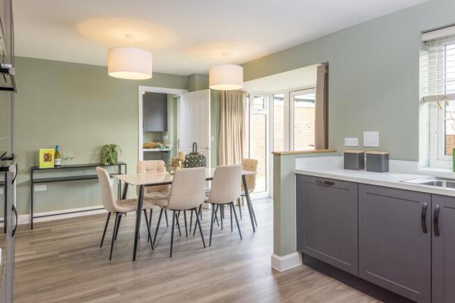 Dining area in the 4 bedroom Culver