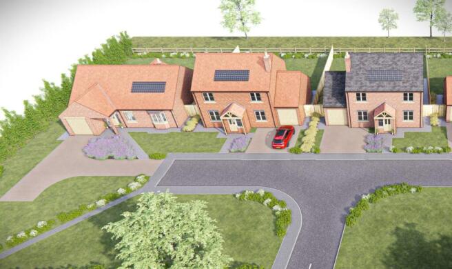Front elevations (plots 1-3)