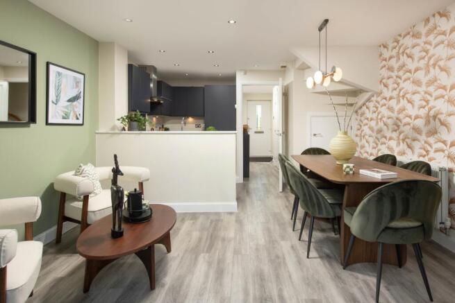 Internal image of the ground floor in the Kingsville 3 bedroom home